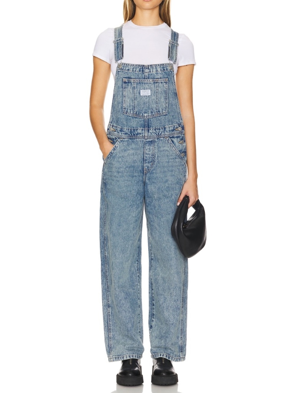 Levi's Baggy Overalls in Lasting Imprint Women's Size XS